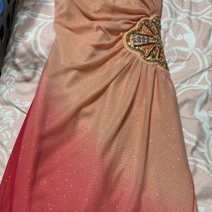 Hi-low homecoming dress